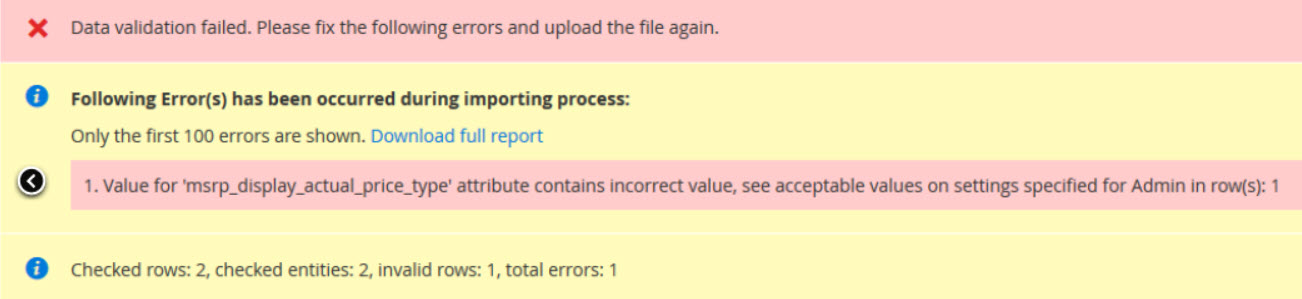 Value for 'msrp_display_actual_price_type' attribute contains incorrect value, see acceptable values on settings specified for Admin in row