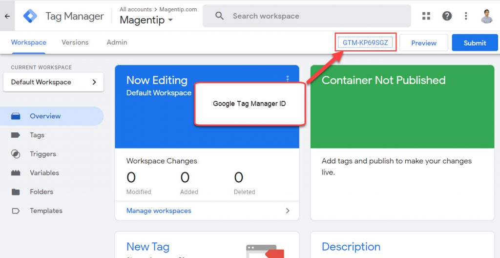 Google Tag manager ID