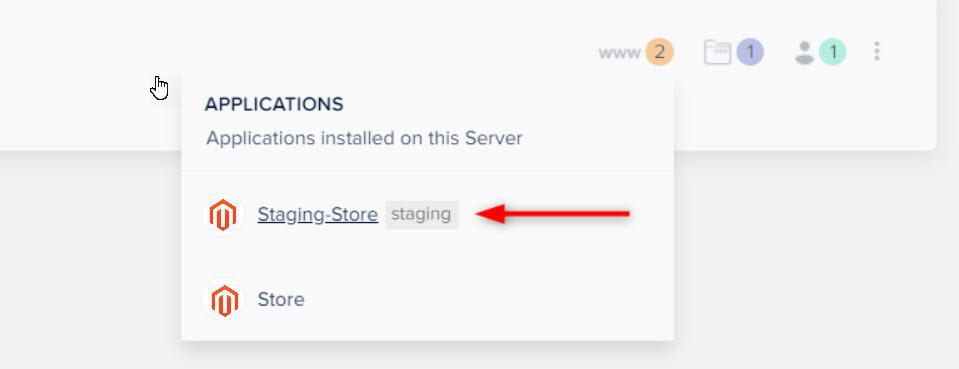 stagging site cloudways