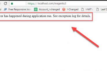 An error has happened during application run magento 2